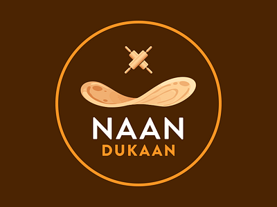 Naan Dukaan food logo naan shop