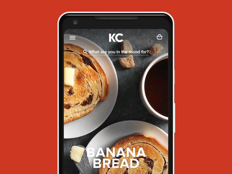 KC - Navigation animation favorites hamburger menu navigation