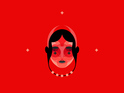 Face color design eyes face illusion illustration red