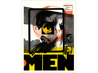 The Men Concert Poster concert poster design gigposter graphic design illustration poster design print screenprint typography