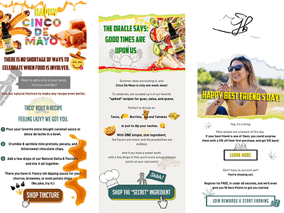 Email designs feature #2 cincodemayo design email graphic design seasonal