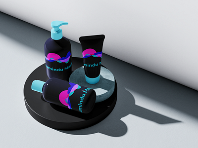 3D Cosmetic Set Mockup 3d 3dmockups branding design illustration logo mockups thamindumanu ui vector