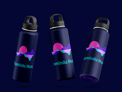 Water Bottle 3D Mockup