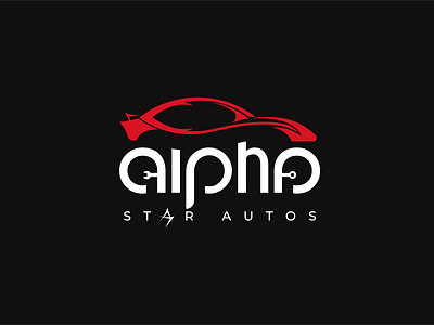 Logo For Alpha Star Auto auto repair logo design graphic design logo logo design