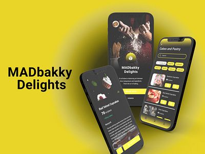 Bakery App Design app branding design ui ux