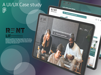 RentLite -UI/UX Case Study casestudy design figma interaction design ui ux