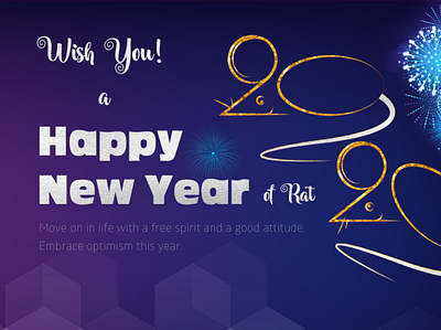 New Year 2020 (Metal Rat) 2020 chinese year greetings happy new year new year 2020 rat rat year rat year 2020 wishes