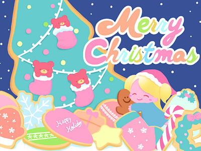 Chirstmas cookies christmas cookies design illust illustration