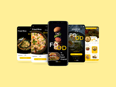 Food App app branding design icon illustration logo typography ui ux vector