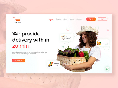 Grocery shop web app