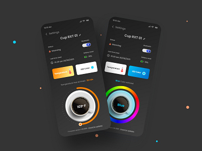 Smart cup Control app