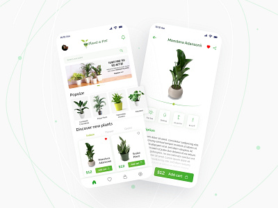 Purchase your plant - app app branding design icon illustration logo typography ui ux vector