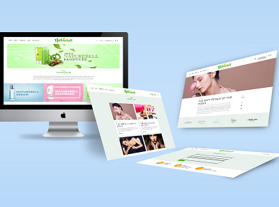 Beauty Product Website Design | Hatch2web beauty creative designs modern product web website