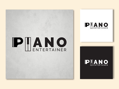 Piano Entertainer Logo branding customlogo graphic design logo logodesigner logoinspirations logomaker logomark logos logotype