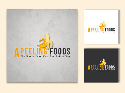 A Peeling Foods Logo brandidentity branding design designer graphic design logmaker logo