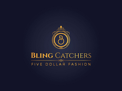 Bling Catchers Logo brandidentity branding design designer graphic design jwelry$5 costume jewelry logmaker logo