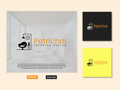 Petrichor Interior Design brandidentity branding design designer graphic design interior interior design logmaker logo logo designer logos