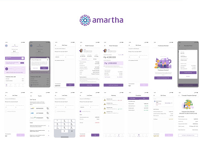 Amartha - Gold Investment design mobile app ui