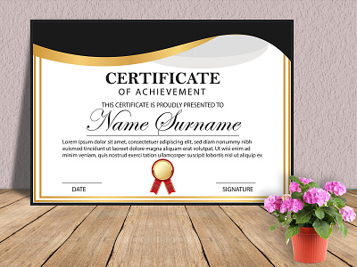 Certificate Design Template