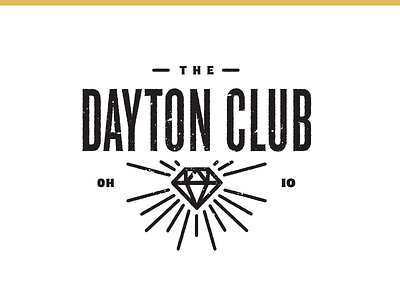 The Dayton Club branding dayton dyt gem city knockout logos