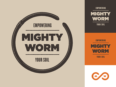 More Mighty Worm brown gross organic permaculture slimy soil stamp worms yuck