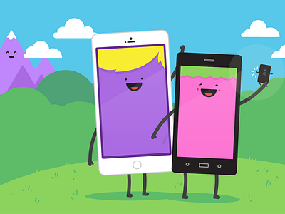 Selfie Selfies happiness illustration phones selfie snap