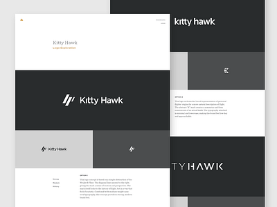 Kitty Hawk Branding Microsite branding logos microsite no more pdfs