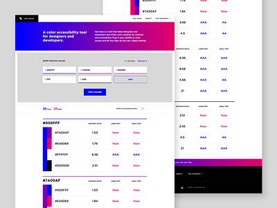 Hex Naw—Accessible Color Palettes ally app color gradient tools ui