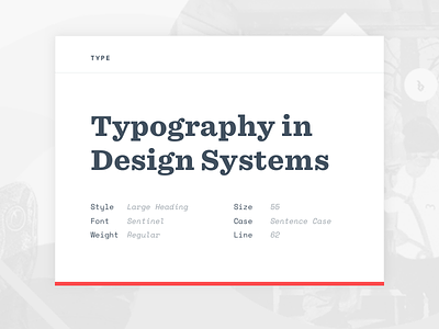 Typography in Design Systems design design systems ether sentinel typography