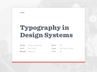 Typography in Design Systems