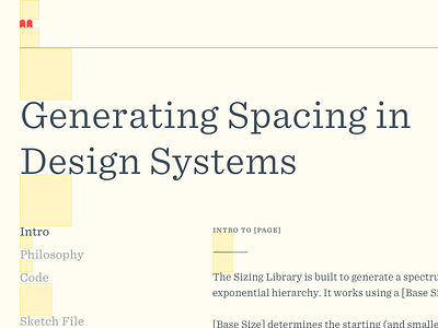 Generating Spacing in Design Systems design design systems ether sentinel spacing