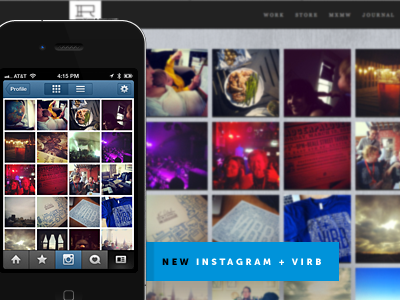 Virb + Instagram design instagram iphone museo virb