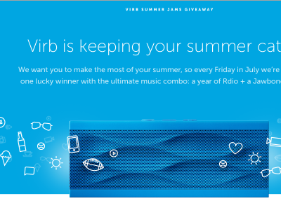 Summer Jams blue free icons jambox museo rdio twitter virb