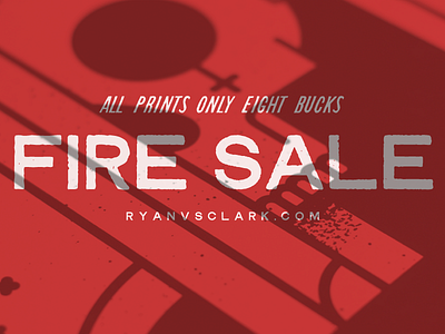 OH MY GOD WE'RE HAVING A FIRE sale cardinal cheap deer fire sale fisticuffs posters prints tobias