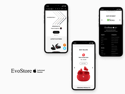 Evostore ui