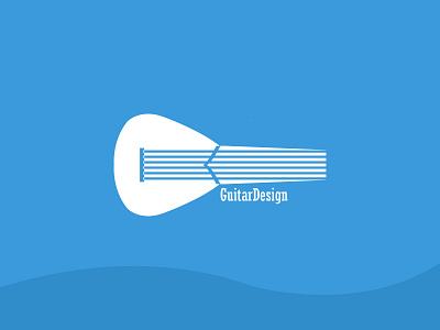 Guitar Logo design graphic design guitar illustration logo logo design