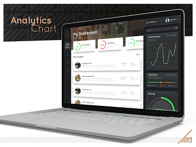 Analytics Chart branding dailyui design illustration logo typography ui uidesign ux vector