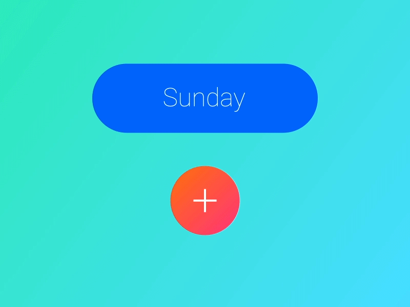 Everyday is Sunday after effects animation interaction ui