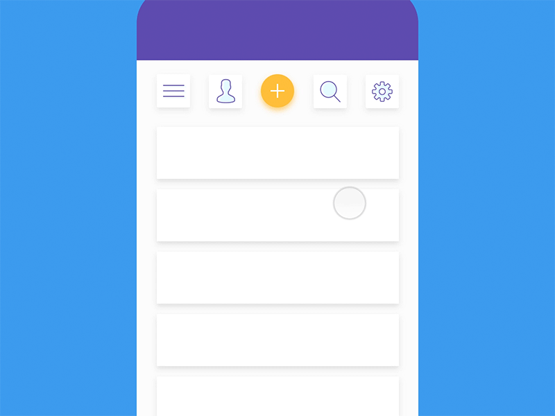 Add new task animation principle task list to do ui