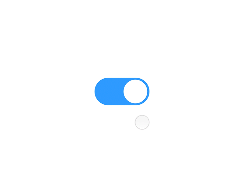 Filler switch animation interaction principle switch ui