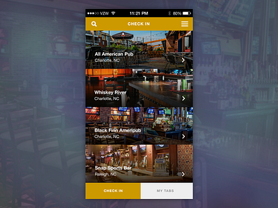 Bar Tab App Concept