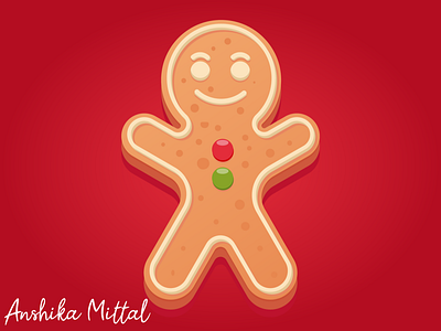 GINGERBREAD christmas design food gingerbread graphic design illustration love vector