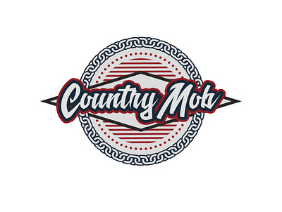 Country Mob Emblem branding design graphic design icon logo
