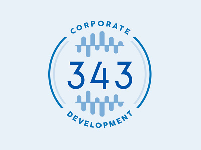 343 Corporate Development branding design graphic design icon logo typography