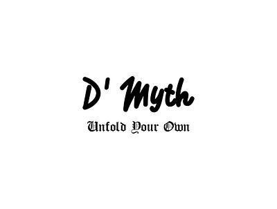 D' Myth Logo branding design graphic design icon logo typography