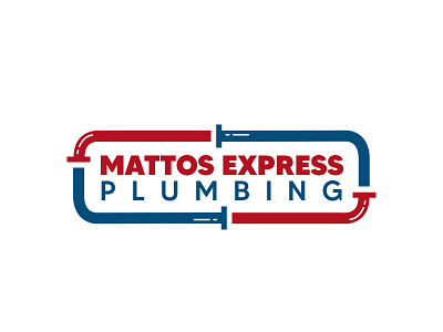 MATTOS EXPRESS PLUMBING branding design graphic design icon logo typography