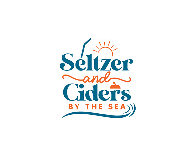 Seltzer and Ciders by the Sea branding design graphic design icon logo typography