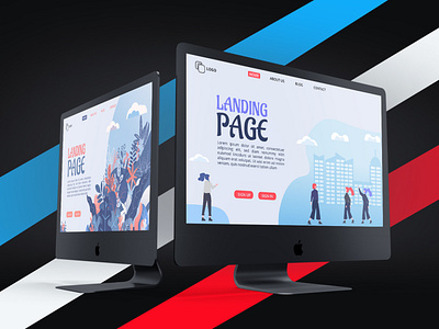 Landing page iMac