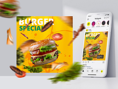 Design promotion burger