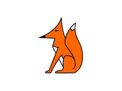 The Sly Fox animal fox foxy logo sly